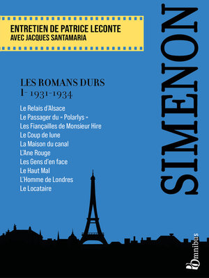 cover image of Les Romans durs, Tome 1
